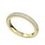 Gold Pave Diamond Band