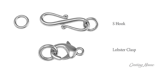Bracelet hook clasp sales