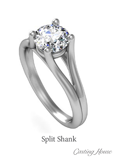 split shank ring design